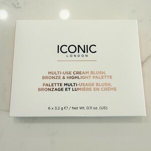 Iconic blush, bronze and highlight palette